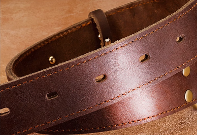 Collar de Cuero Genuino para Perro con Grabado Antiextravío - Image 4