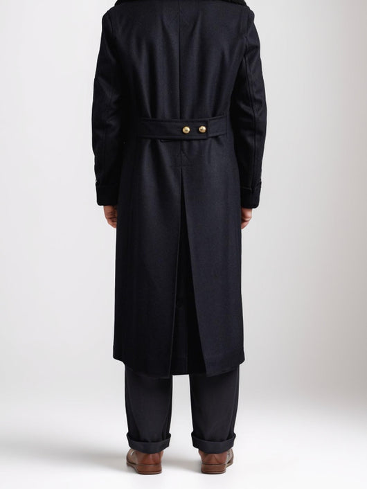 Abrigo Largo de Lana Premium Hasta la Rodilla para Hombre - Image 10