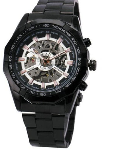 Reloj Automático de Acero Tungsteno para Hombre - Elegancia Mecánica - Image 7