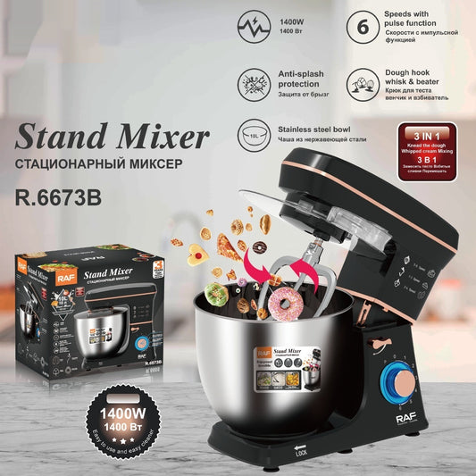 Amasadora Automática 10L - Mezcladora Multifunción para Panadería Casera