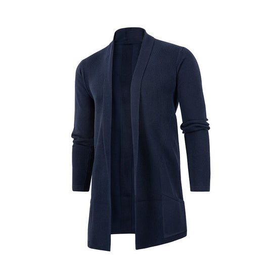 Cardigan Tejido Slim Fit Talla Grande para Hombre - Image 2
