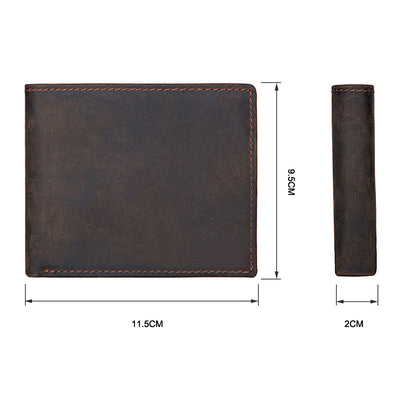 Billetera Vintage para Hombre en Cuero Crazy Horse - Multifuncional - Image 7