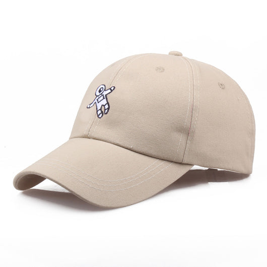 Gorra de Béisbol Astronauta Bordado en Color Sólido - Image 9