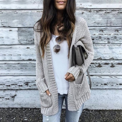 Cardigan Largo para Mujer en Tejido Suave - Image 8