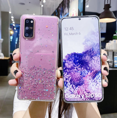 Funda Celular Efecto Cielo Estrellado con Acabado Plateado - Image 7