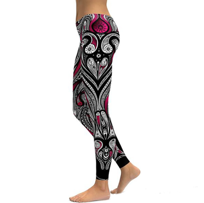 Pantalones de Yoga Estampados para Mujer - Fitness y Comodidad - Image 7