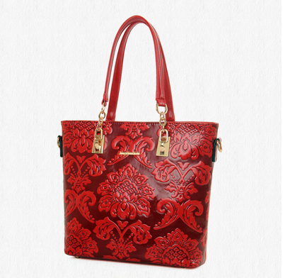 Bolsa Mensajera Rose con Relieve Floral - Set 6 Piezas para Mamá - Image 3