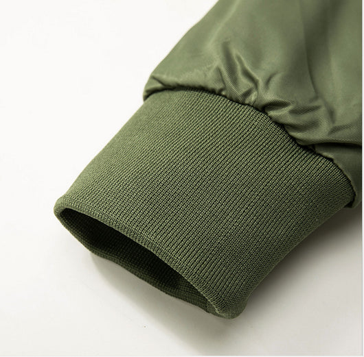 Chaqueta de Algodón con Cuello Tipo Polo para Hombre - Talla Grande - Image 4