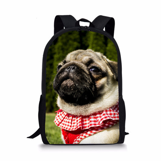 Mochila Escolar Infantil Pug - Diseño Adorable para Primaria - Image 13