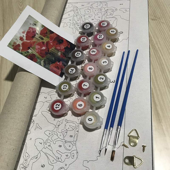 Cuadros Famosos para Pintar por Números - Kit Completo DIY