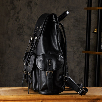 Bolsa de Viaje para Hombre en Cuero Curtido Natural - Estilo Fashion - Image 9