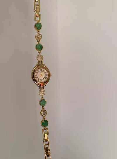 Reloj de Cuarzo Esmeralda con Diseño Exclusivo - Image 10