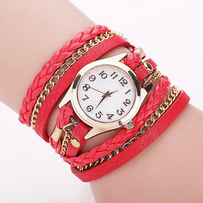 Reloj Pulsera de Cuero PU con Correa Enrollable - Image 13
