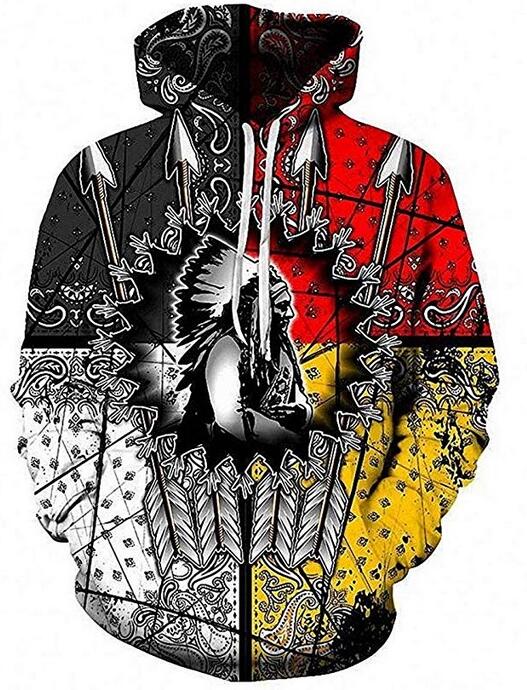 Sudadera Estampada India