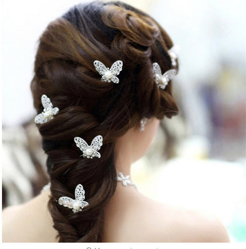 Horquilla en U con Perlas para Peinados Elegantes