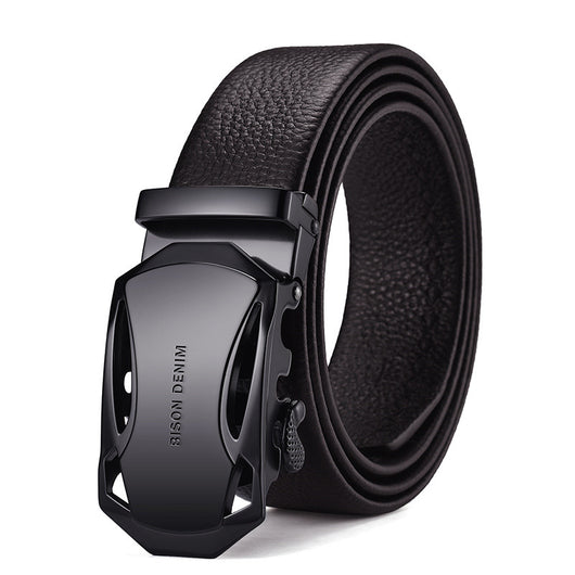 Cinturón de Cuero para Hombre con Hebilla Automática Ejecutiva - Image 8