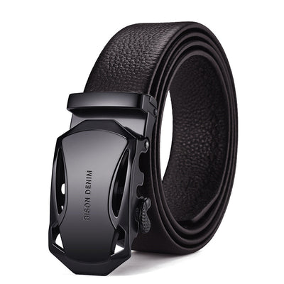 Cinturón de Cuero para Hombre con Hebilla Automática Ejecutiva - Image 8