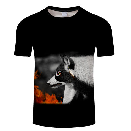 Playera de Cuello Redondo Manga Corta con Impresión Digital 3D - Image 8
