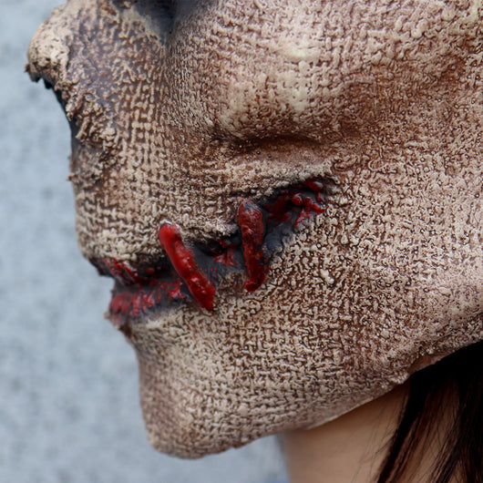 Máscara de Terror Cosplay Halloween con Costuras - Accesorio para Fiestas y Disfraces - Image 10