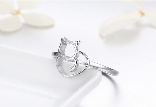 Anillo Gato Elegante