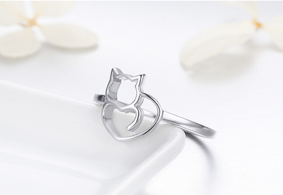 Anillo Gato Elegante