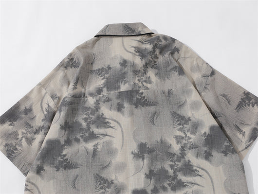 Camisa Casual de Camuflaje Manga Corta para Hombre - Image 12