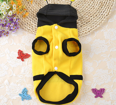 Ropa para Mascotas Diseño Abejitas - Pijama Polar Suave para Perros y Gatos - Image 2