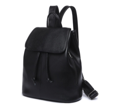 Mochila de Cuero Genuino para Mujer - Estilo Coreano Casual - Image 3