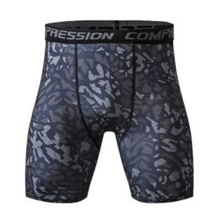 Pantalones Cortos de Compresión Camuflaje para Hombre - CrossFit y Fitness