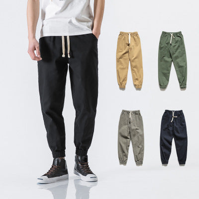 Pantalones Casuales de Algodón para Hombre