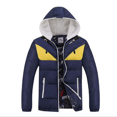 Chaqueta de Algodón Acolchada para Hombre - Abrigo Invernal Juvenil - Image 3