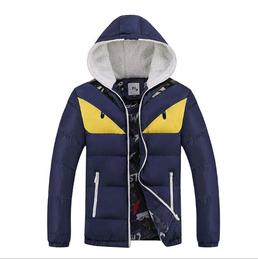 Chaqueta de Algodón Acolchada para Hombre - Abrigo Invernal Juvenil - Image 3