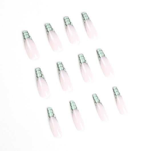 Pegatinas de Uñas Efecto Francés con Textura 3D - Image 3