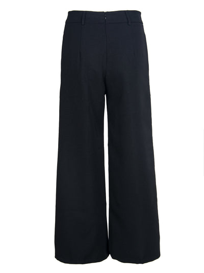 Pantalón Cropped Cintura Alta con Tirantes y Pierna Ancha - Image 22