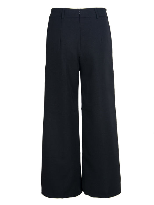 Pantalón Cropped Cintura Alta con Tirantes y Pierna Ancha - Image 22