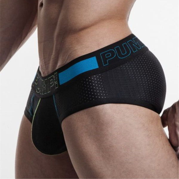 Calzoncillos de Malla Hombre Algodón Negro y Blanco