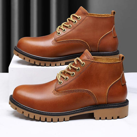 Zapatos Elevadores Premium para Hombre con Plantilla de Cuero Genuino - Image 4