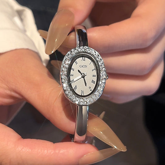 Reloj Pulsera Mujer Diseño Ovalado Elegante - Image 2