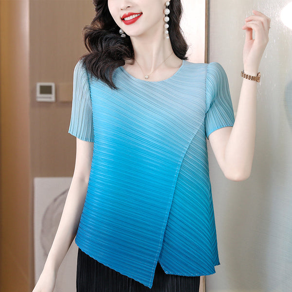 Playera Slim Fit Degradado Irregular - Diseño Moderno y Versátil - Image 6