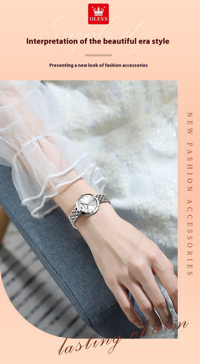 Reloj de Cuarzo Resistente al Agua para Mujer - Diseño Elegante y Simple - Image 16