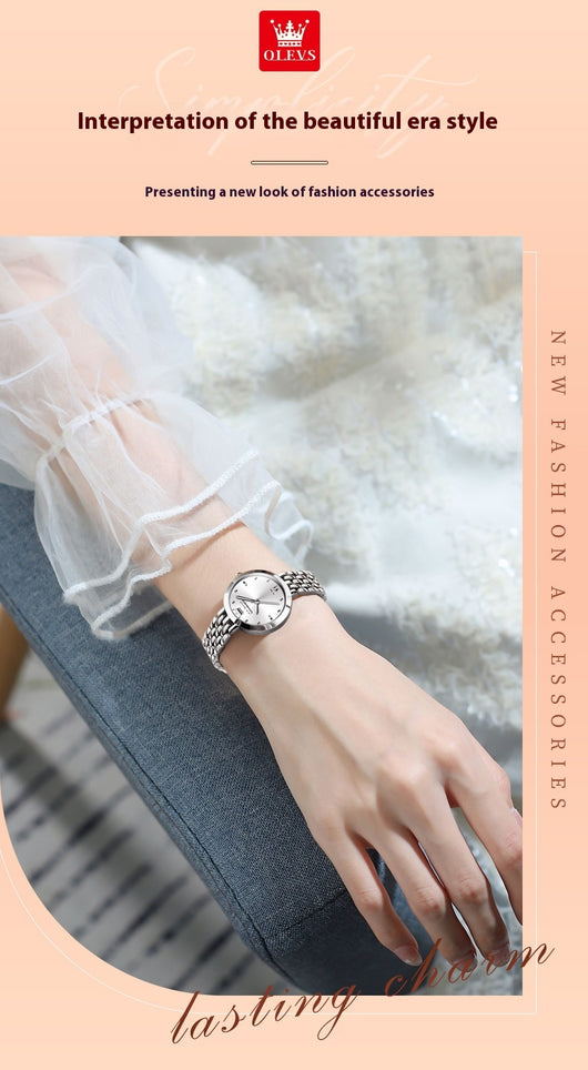 Reloj de Cuarzo Resistente al Agua para Mujer - Diseño Elegante y Simple - Image 16