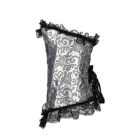Corpiño Negro con Encaje y Bordado Plateado - Image 12