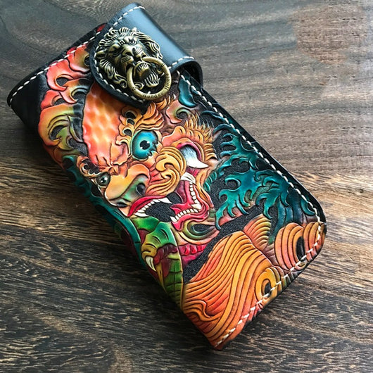 Billetera Artesanal de Cuero Genuino - Cartera Vintage Hecha a Mano - Image 9
