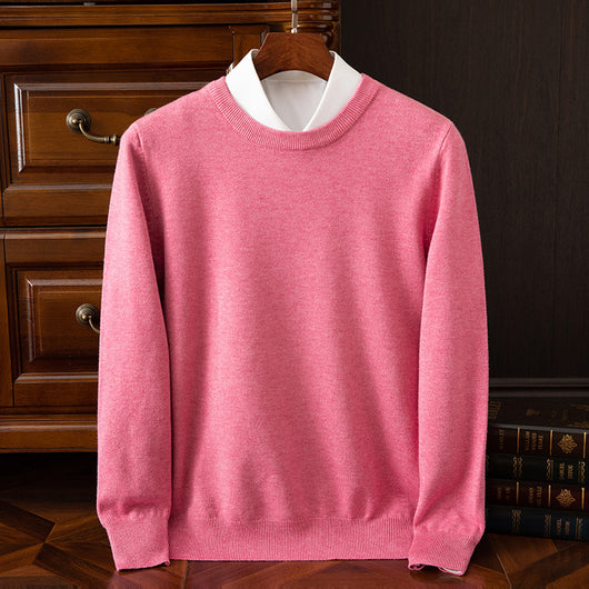 Suéter Holgado de Cuello Redondo para Hombre - Manga Larga Casual y Profesional - Image 20
