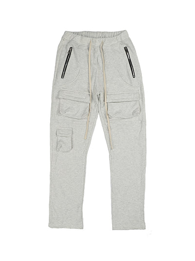Pantalón de Buzo Recto con Bolsillos Múltiples y Cordón Ajustable - Image 16