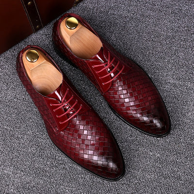 Zapatos Formales de Cuero para Hombre - Diseño Clásico y Elegante