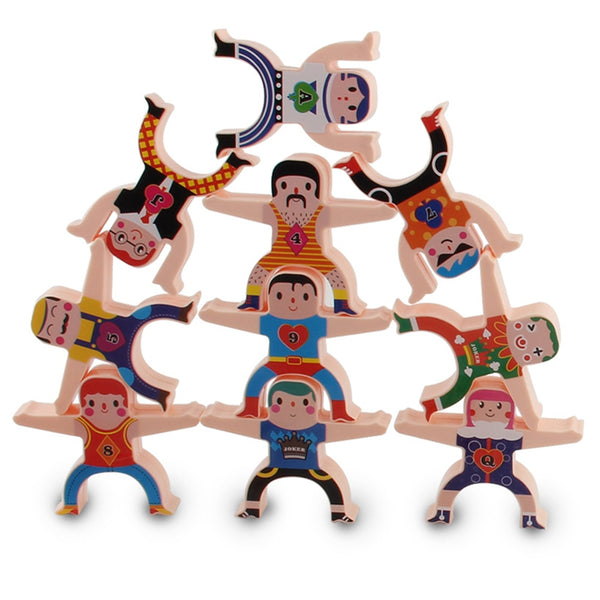 Bloques Apilables Hércules: Juego Interactivo Padre-Hijo de Equilibrio y Construcción
