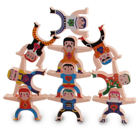 Bloques Apilables Hércules: Juego Interactivo Padre-Hijo de Equilibrio y Construcción