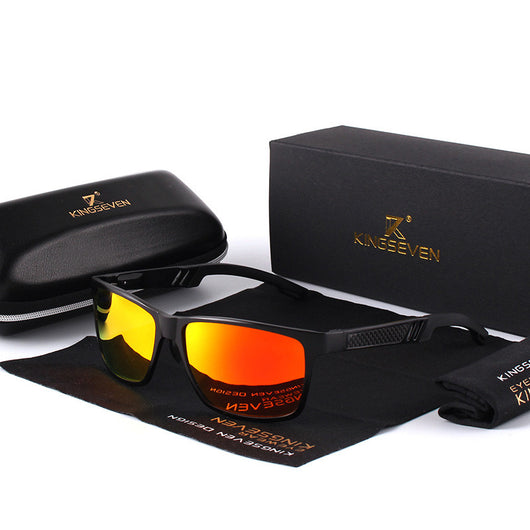 Gafas de Sol Polarizadas para Hombre Aluminio Magnesio - Lentes Rectangulares Antirreflejos - Image 8