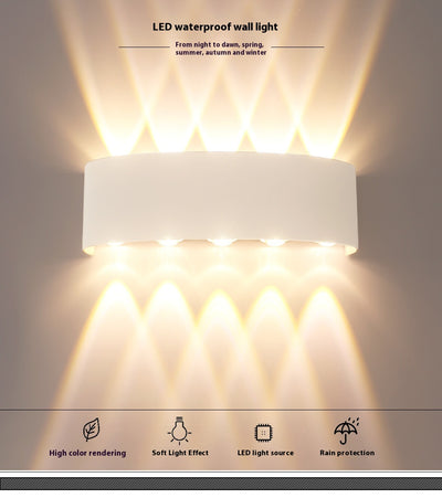 Lámpara de Pared LED Telescópica Blanca Resistente al Agua - Image 18